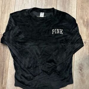 PINK Victoria's Secret Black Crew Neck Sweater